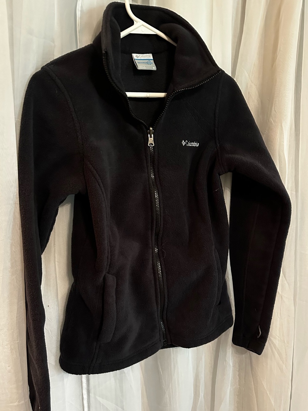 Columbia Black Zip-Up Women's Fleece Jacket - Picture 1 of 7